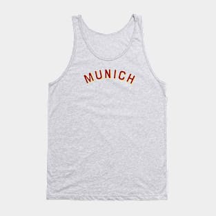 Munich Germany Vintage Arched Type Tank Top